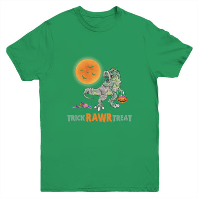 Trick Rawr Treat Halloween Dinosaur T Rex For Boy Youth Youth Shirt | Teecentury.com