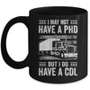 Trucker Design For Men Women CDL Truck Driver Trucker Mug | teecentury