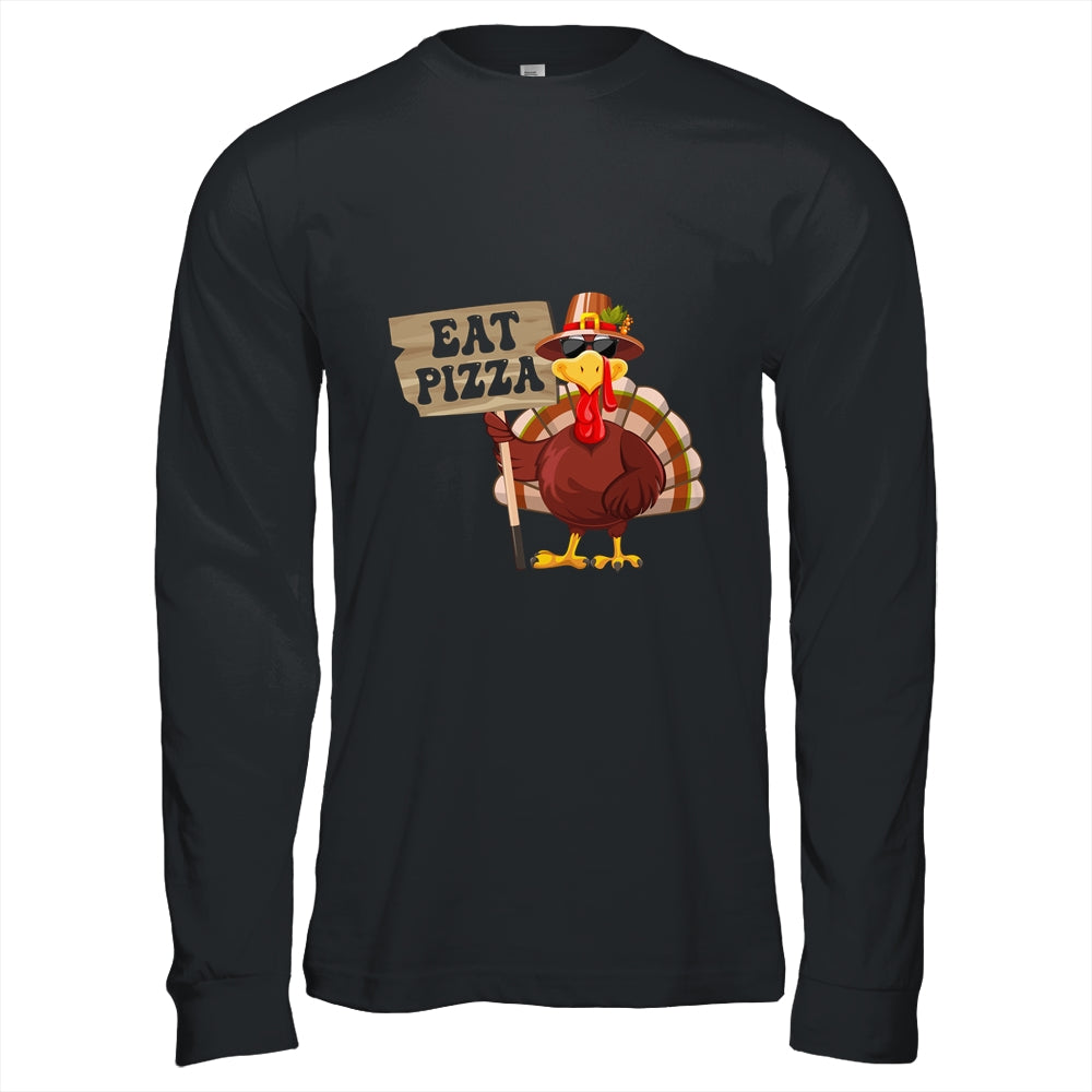 Turkey Eat Pizza Adult Vegan Kids Funny Thanksgiving Shirt & Hoodie | teecentury