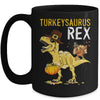 Turkeysaurus Rex Dab Turkey Dino Toddler Boys Thanksgiving Mug Coffee Mug | Teecentury.com