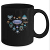 Types Of Shark Faces Shark Heart Lover Gift Mug Coffee Mug | Teecentury.com