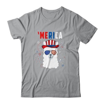 USA Patriotic American Llama July 4th Alpaca T-Shirt & Tank Top | Teecentury.com