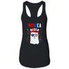 USA Patriotic American Llama July 4th Alpaca T-Shirt & Tank Top | Teecentury.com