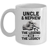 Uncle And Nephew The Legend And The Legacy Mug Coffee Mug | Teecentury.com