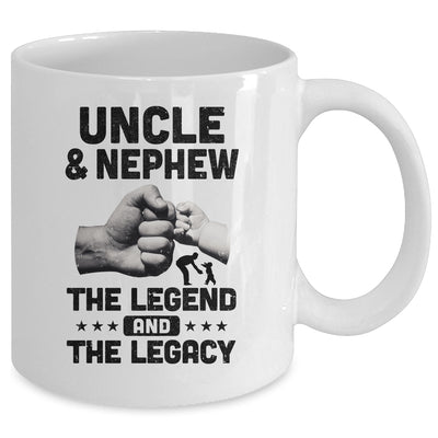 Uncle And Nephew The Legend And The Legacy Mug Coffee Mug | Teecentury.com