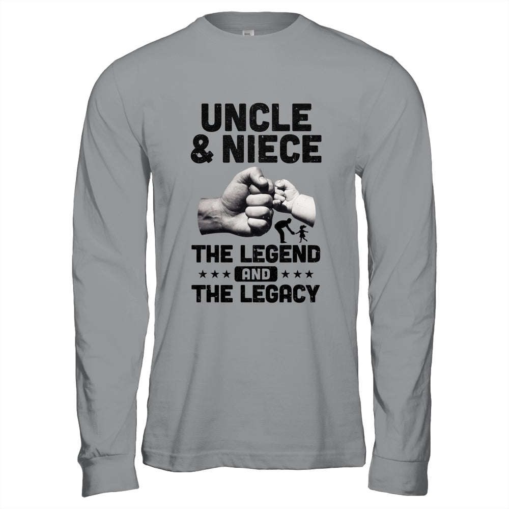 Uncle And Niece The Legend And The Legacy T-Shirt & Hoodie | Teecentury.com