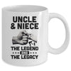 Uncle And Niece The Legend And The Legacy Mug Coffee Mug | Teecentury.com