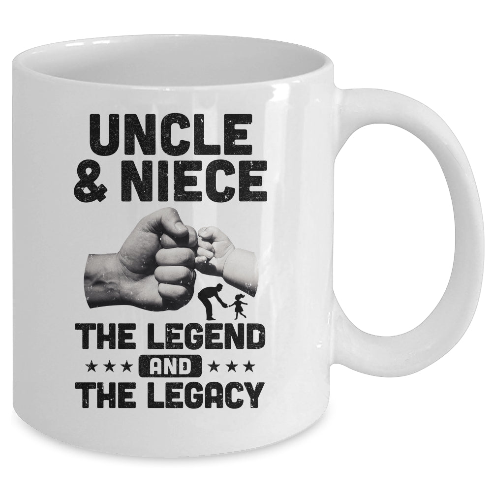 Uncle And Niece The Legend And The Legacy Mug Coffee Mug | Teecentury.com