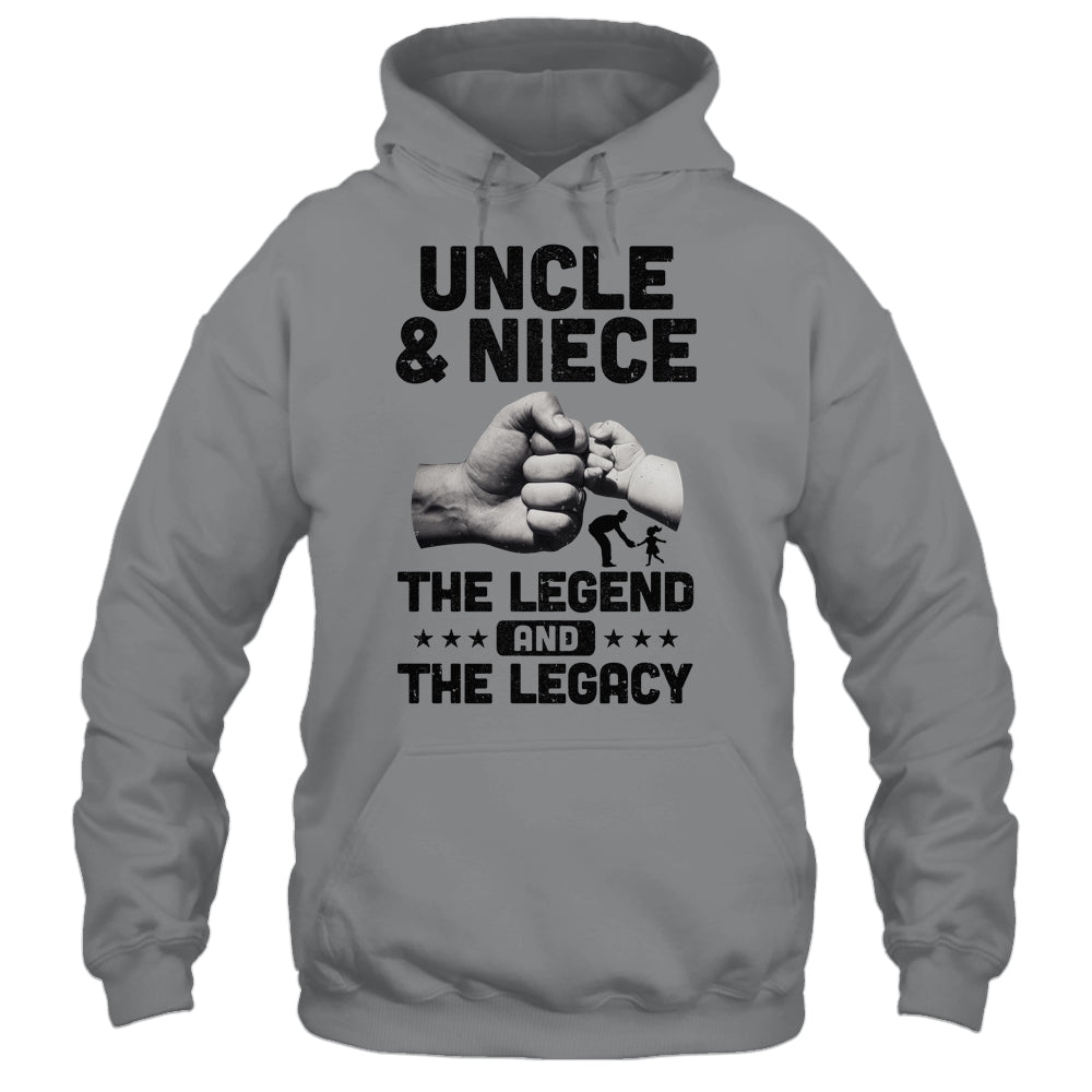Uncle And Niece The Legend And The Legacy T-Shirt & Hoodie | Teecentury.com