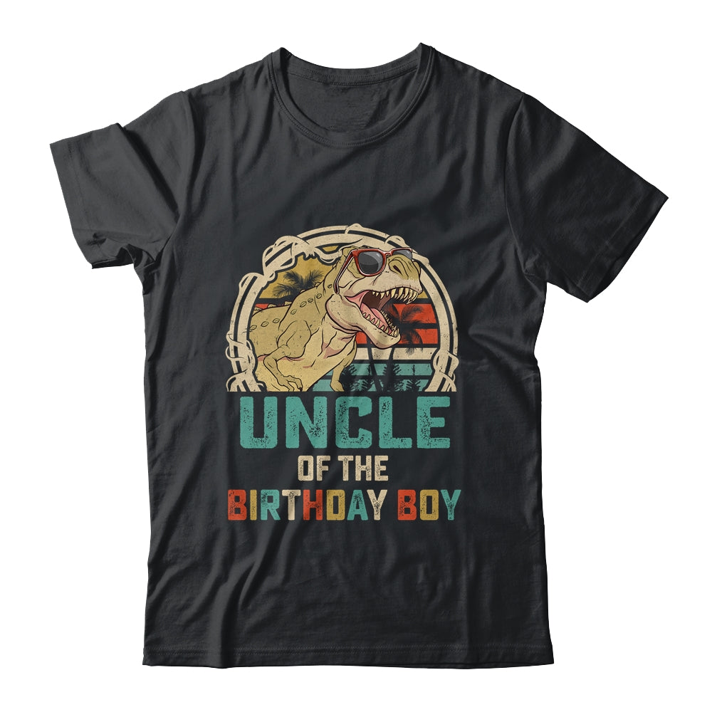 Uncle Dinosaur Of The Birthday Boy Matching Family Shirt & Hoodie Shirt & Hoodie | teecentury