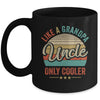 Uncle Like A Grandpa Only Cooler Vintage Dad Fathers Day Mug | teecentury