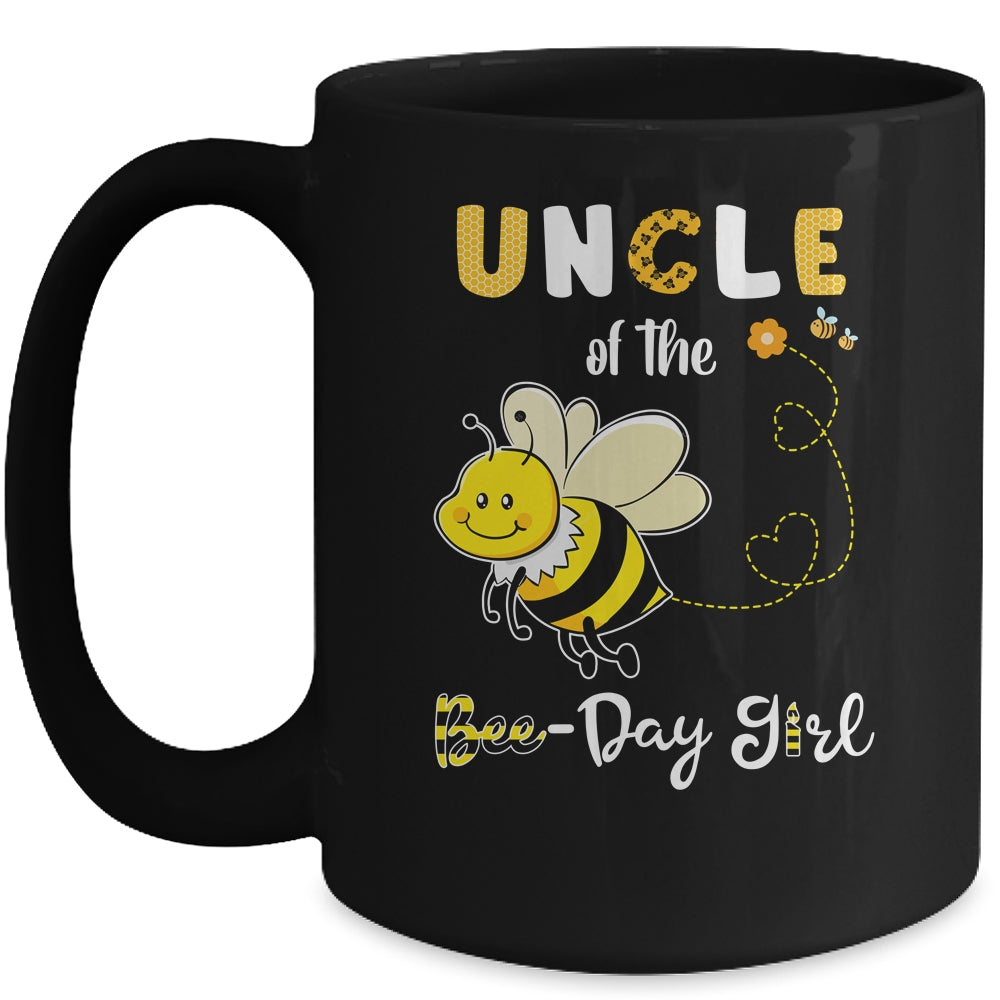 Uncle Of The Bee Birthday Girl Family Matching Mug Coffee Mug | Teecentury.com