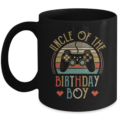 Uncle Of The Birthday Boy Vintage Matching Gamer Birthday Mug Coffee Mug | Teecentury.com