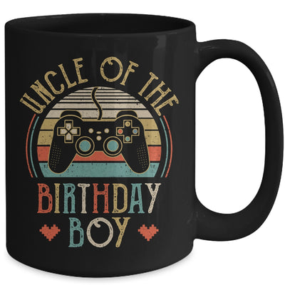 Uncle Of The Birthday Boy Vintage Matching Gamer Birthday Mug Coffee Mug | Teecentury.com