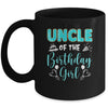 Uncle Of The Birthday Girl Family Donut Birthday Mug | teecentury