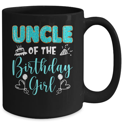 Uncle Of The Birthday Girl Family Donut Birthday Mug | teecentury