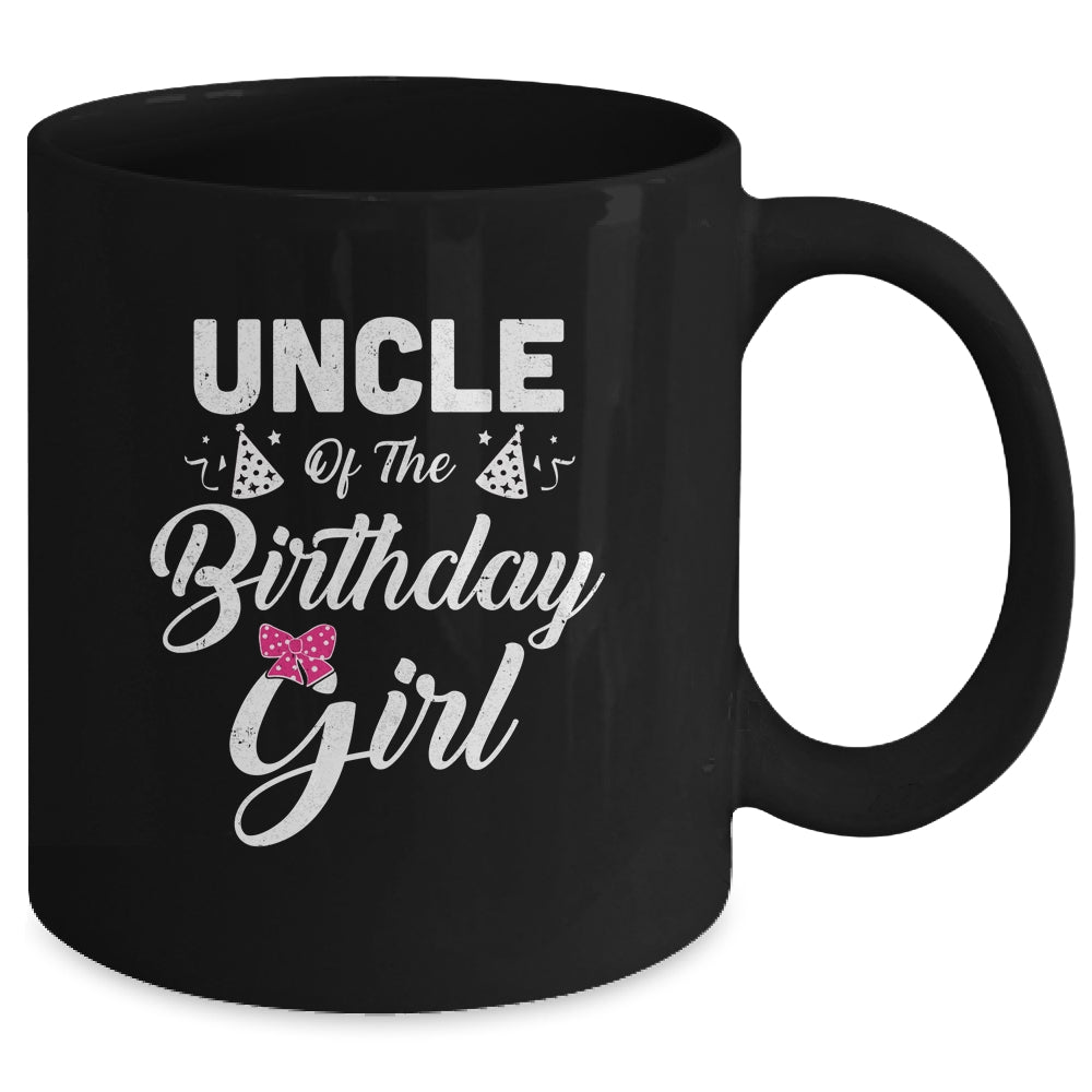 Uncle Of The Birthday Girl Niece Matching Family For Uncle Mug Coffee Mug | Teecentury.com