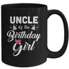 Uncle Of The Birthday Girl Niece Matching Family For Uncle Mug Coffee Mug | Teecentury.com