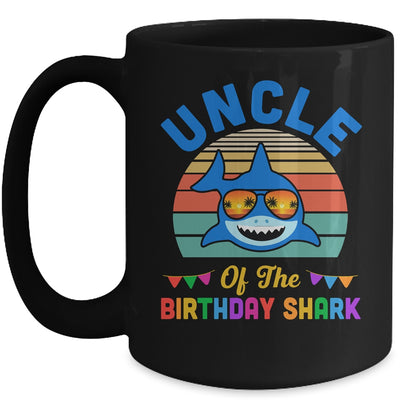 Uncle Of The Shark Birthday Uncle Matching Family Mug | teecentury