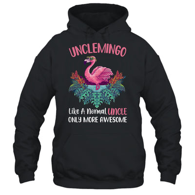 Unclemingo Like An Uncle Only Awesome Floral Flamingo Gift T-Shirt & Hoodie | Teecentury.com