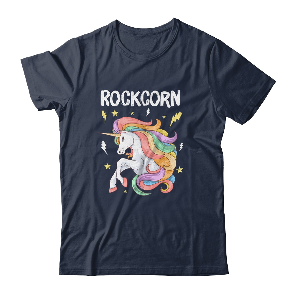 Unicorn And Rock Rockcorn Funny Unicorn Rock Guitar Music Shirt & Hoodie | teecentury