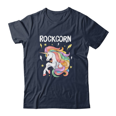 Unicorn And Rock Rockcorn Funny Unicorn Rock Guitar Music Shirt & Hoodie | teecentury