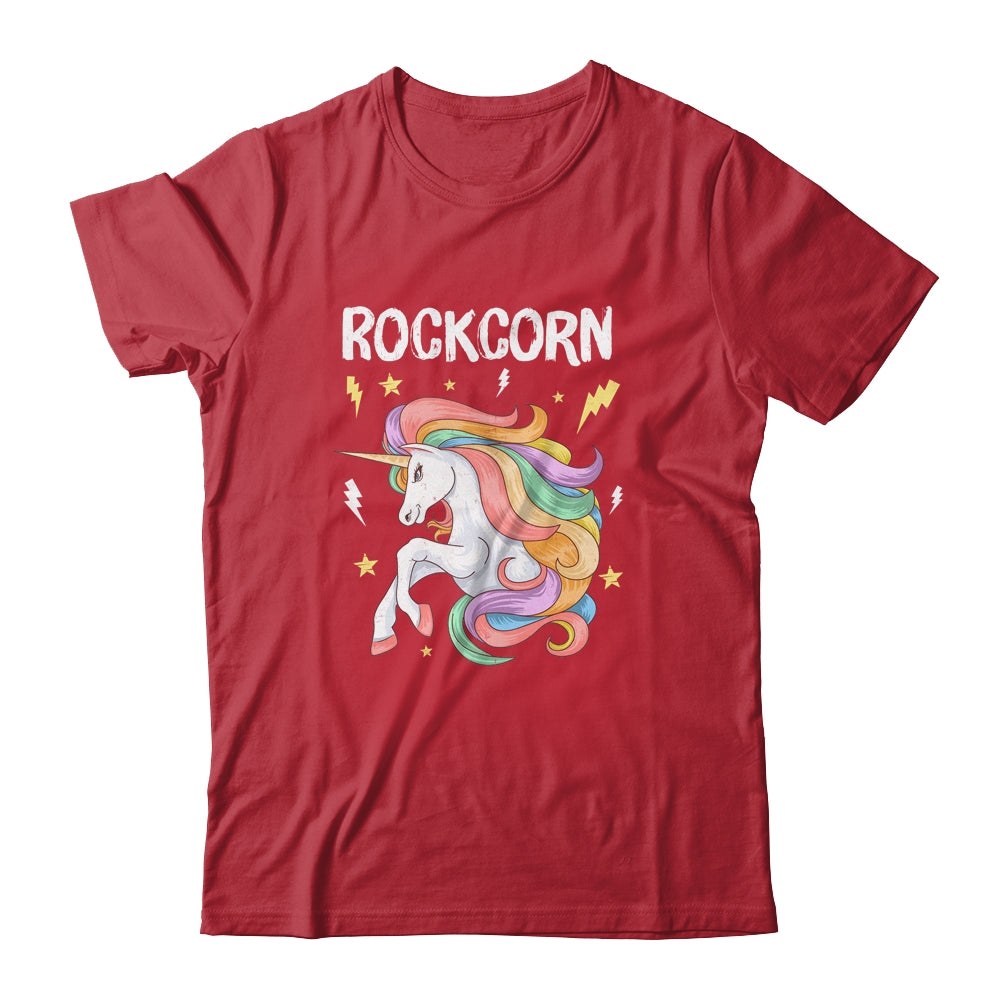 Unicorn And Rock Rockcorn Funny Unicorn Rock Guitar Music Shirt & Hoodie | teecentury
