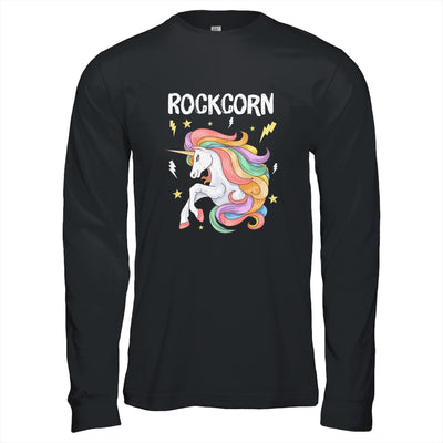 Unicorn And Rock Rockcorn Funny Unicorn Rock Guitar Music Shirt & Hoodie | teecentury