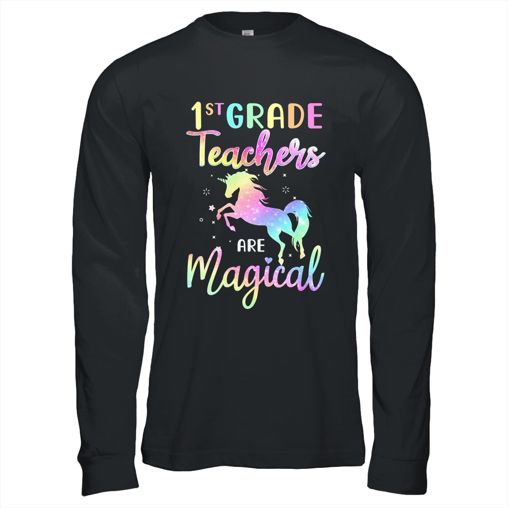 Unicorn Funny 1st Grade Teachers Are Magical T-Shirt & Hoodie | Teecentury.com