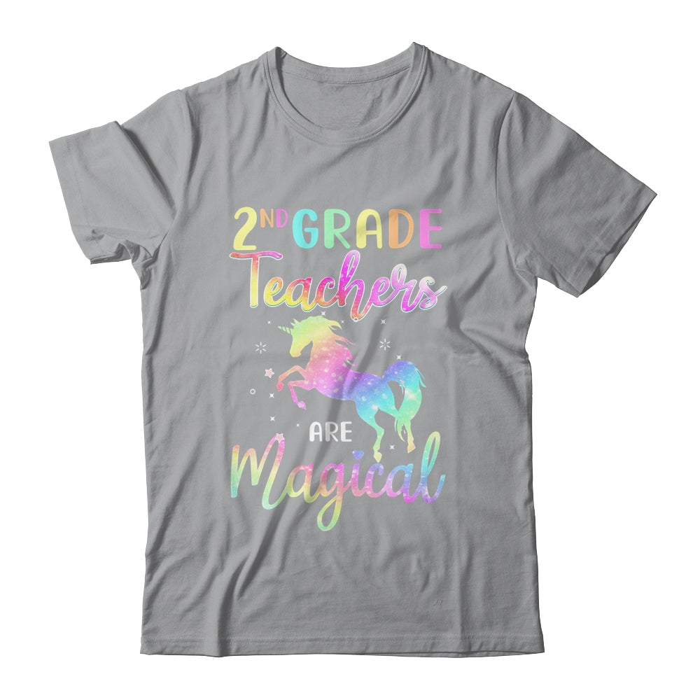 Unicorn Funny 2nd Grade Teachers Are Magical T-Shirt & Hoodie | Teecentury.com