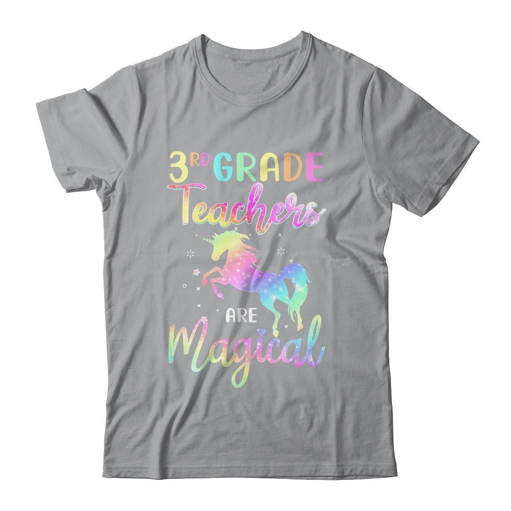 Unicorn Funny 3rd Grade Teachers Are Magical T-Shirt & Hoodie | Teecentury.com
