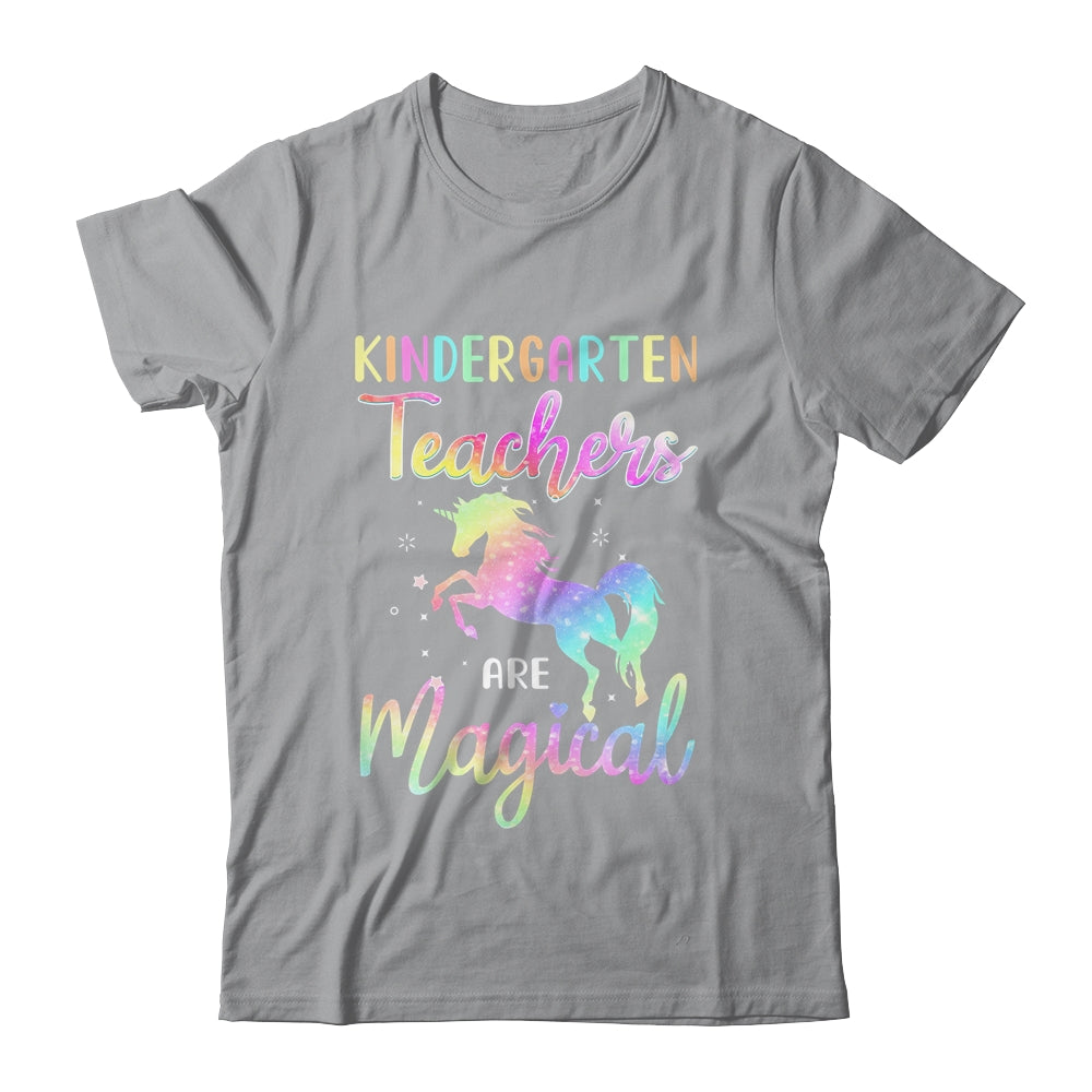 Unicorn Funny Kindergarten Teachers Are Magical T-Shirt & Hoodie | Teecentury.com