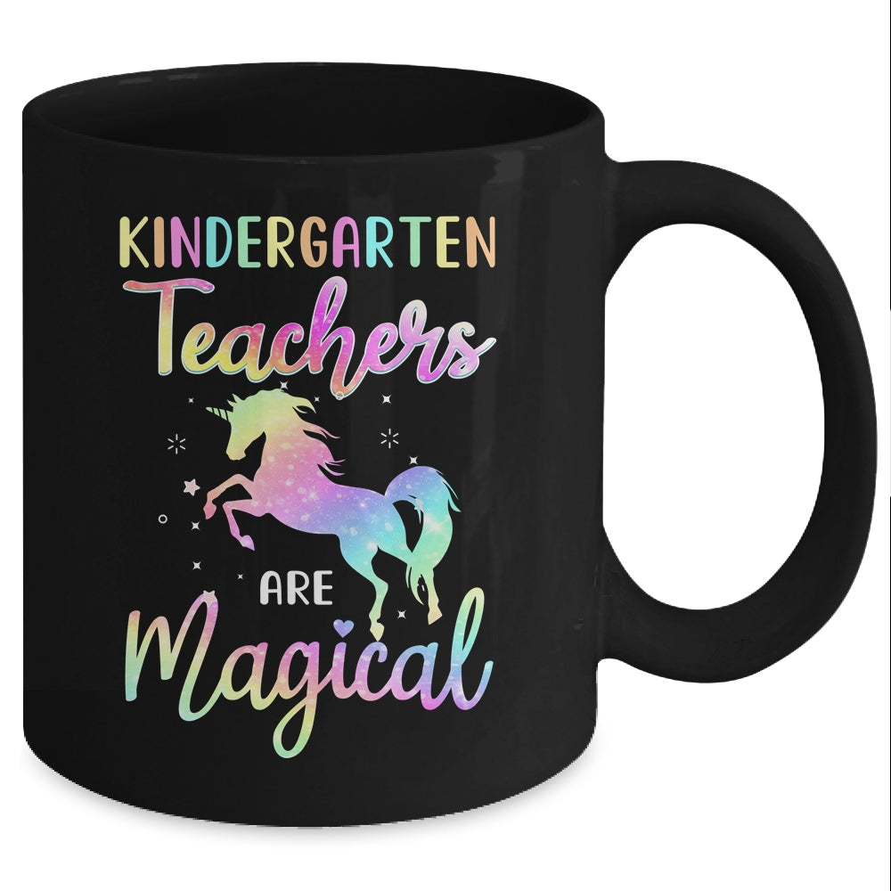 Unicorn Funny Kindergarten Teachers Are Magical Mug Coffee Mug | Teecentury.com