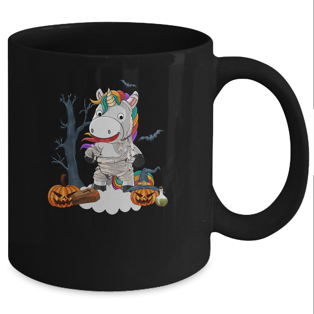 Unicorn Halloween For Girls Unicorn Lover Gift Mummie Mug Coffee Mug | Teecentury.com