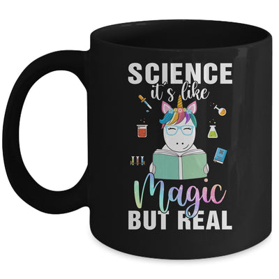 Unicorn Scientist Science Is Like Magic But Real Mug Coffee Mug | Teecentury.com