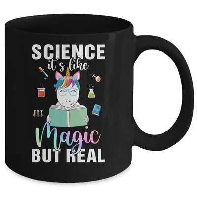Unicorn Scientist Science Is Like Magic But Real Mug Coffee Mug | Teecentury.com