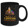 Unicorn Turkey Funny Thanksgiving Girls Gift Mug Coffee Mug | Teecentury.com