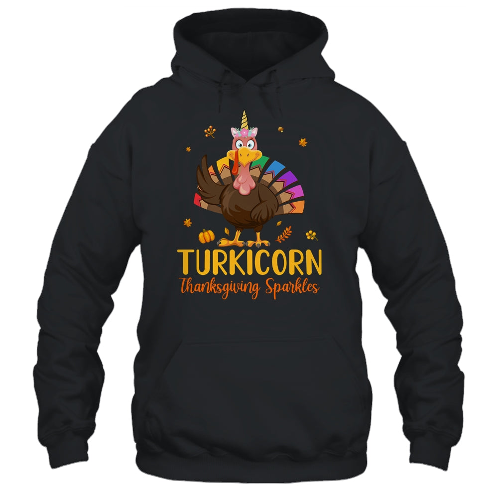 Unicorn Turkey Funny Thanksgiving Girls Gift T-Shirt & Tank Top | Teecentury.com