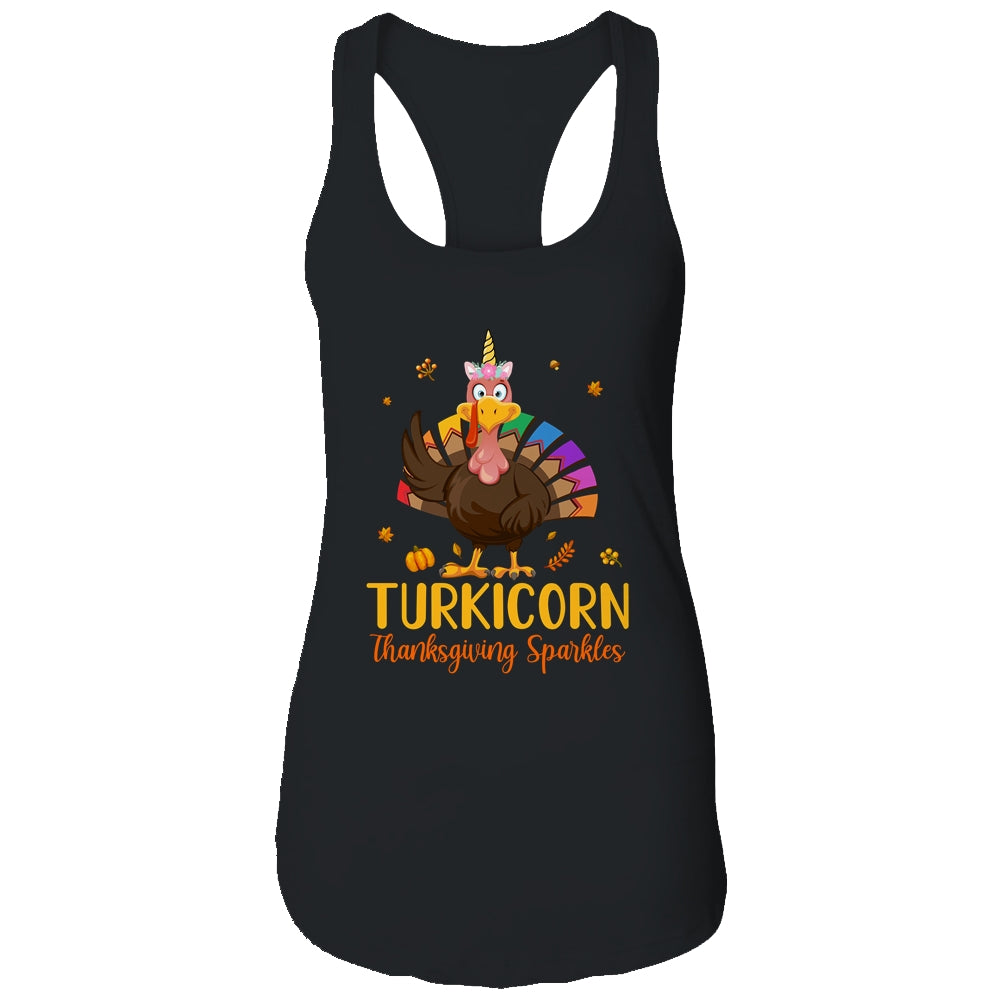 Unicorn Turkey Funny Thanksgiving Girls Gift T-Shirt & Tank Top | Teecentury.com