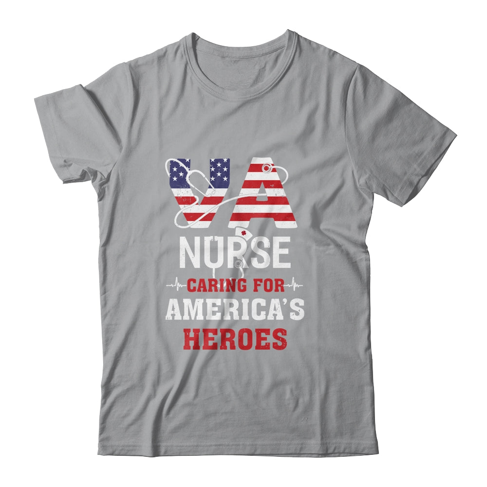 VA Nurse Caring For Americas Heroes T-Shirt & Hoodie | Teecentury.com