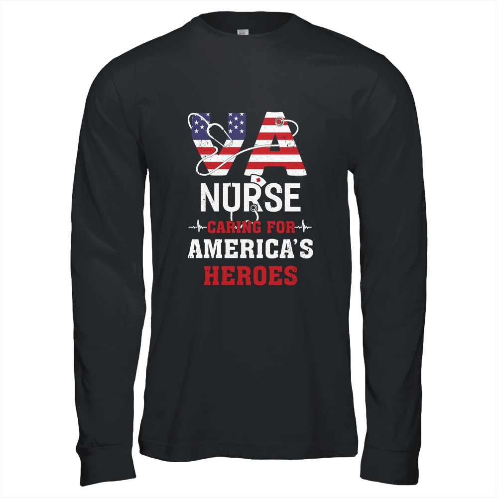 VA Nurse Caring For Americas Heroes T-Shirt & Hoodie | Teecentury.com