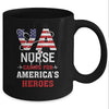VA Nurse Caring For Americas Heroes Mug Coffee Mug | Teecentury.com