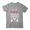 V Is For Video Games Valentines Day Funny Gamer Boy Men Gift T-Shirt & Hoodie | Teecentury.com