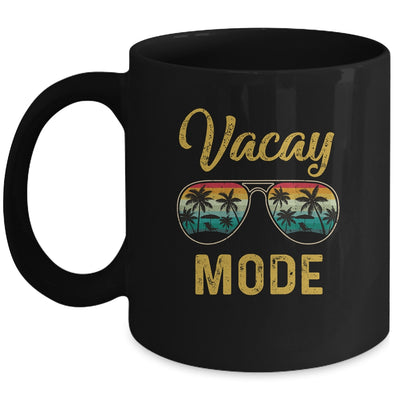 Vacay Mode Sunglasses Vintage Retro Summer Beach Vacation Mug Mug Coffee Mug | Teecentury.com