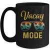 Vacay Mode Sunglasses Vintage Retro Summer Beach Vacation Mug Mug Coffee Mug | Teecentury.com