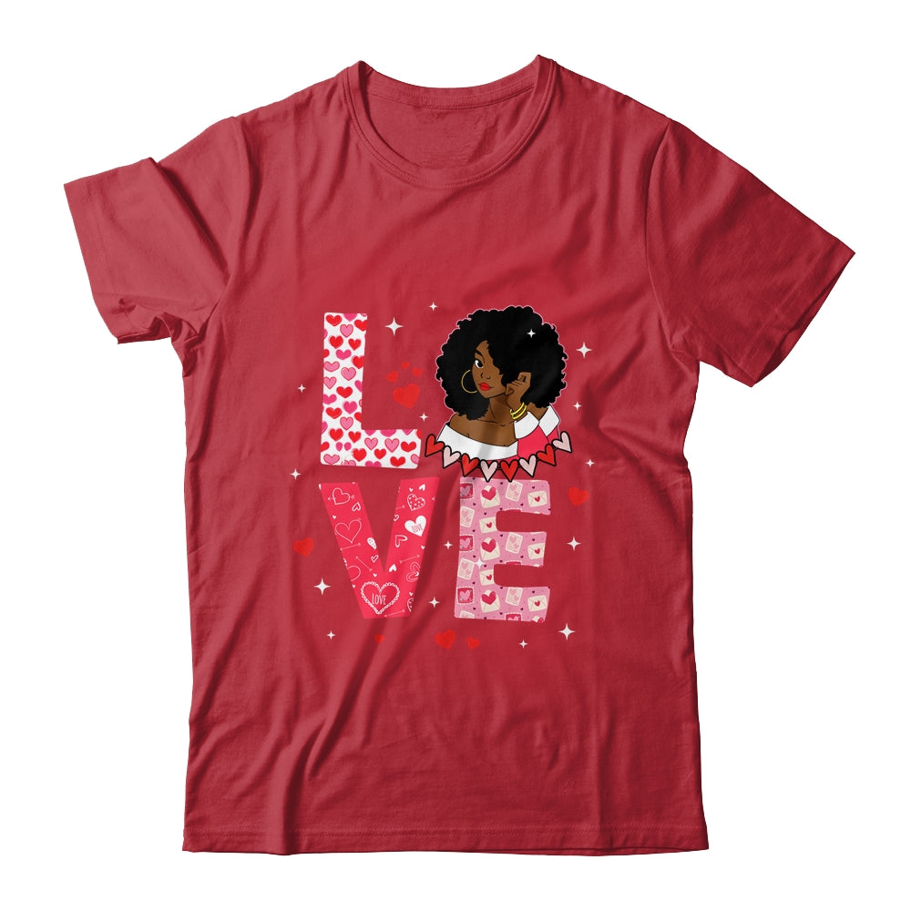 Valentine Days Black African American Costume Melanin Wome Shirt & Tank Top | teecentury