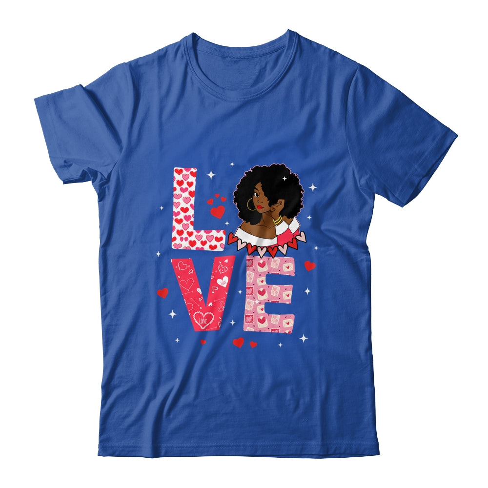 Valentine Days Black African American Costume Melanin Wome Shirt & Tank Top | teecentury