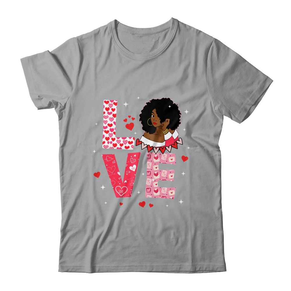 Valentine Days Black African American Costume Melanin Wome Shirt & Tank Top | teecentury