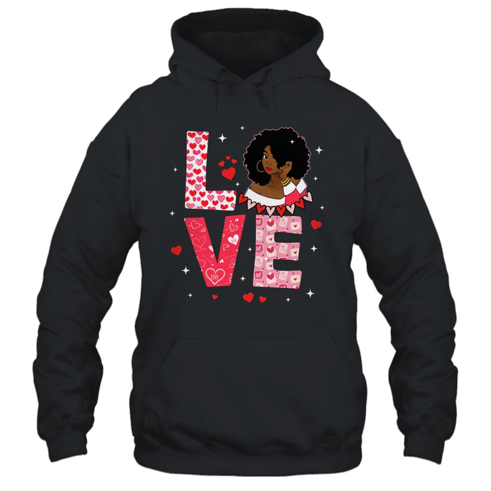 Valentine Days Black African American Costume Melanin Wome Shirt & Tank Top | teecentury