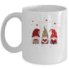 Valentine Gnomes Hearts Leopard Plaid Gift For Girlfriend Mug Coffee Mug | Teecentury.com